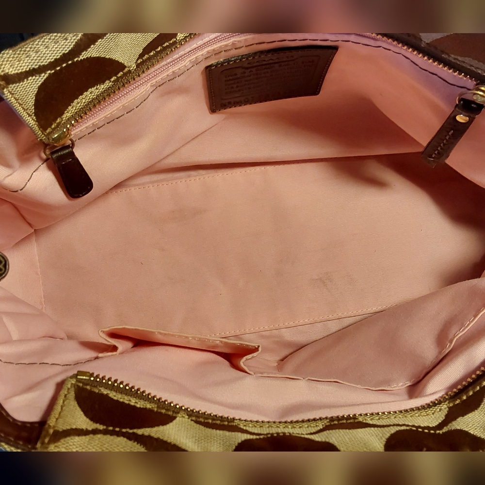VINTAGE COACH HAMPTON SHOULDER BAG - Picture 7 of 12